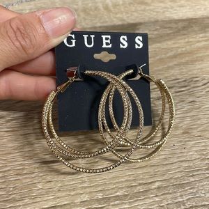 Guess  golden earrings